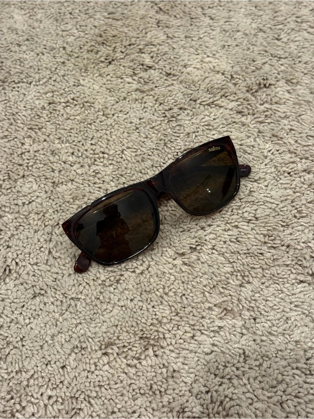 SMITH Tortoiseshell Frame Sunglasses with Brown Lenses